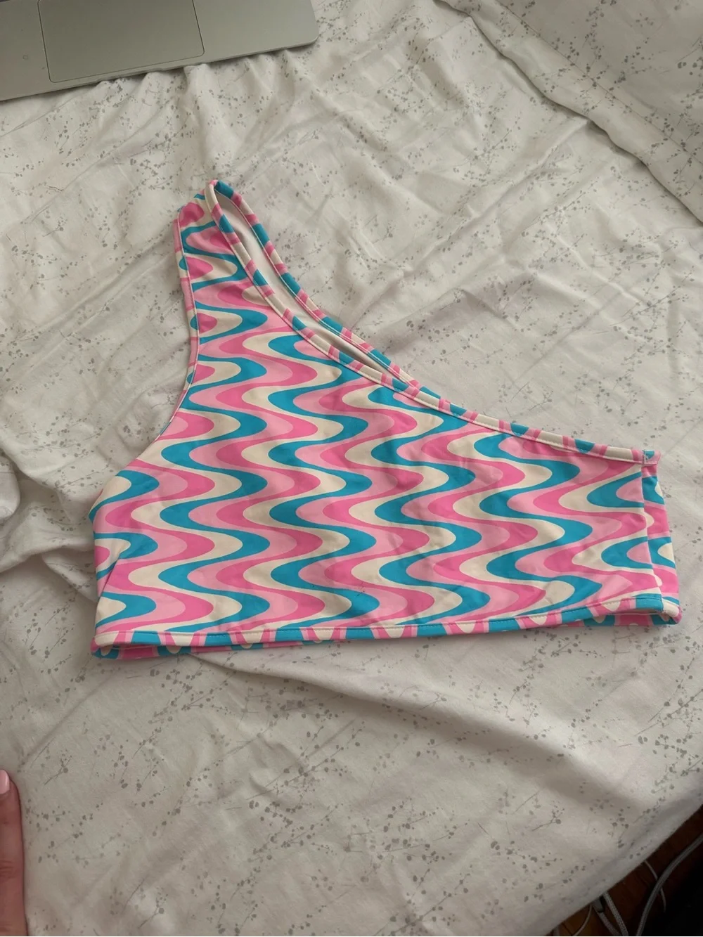 Frankie’s Bikini One-Shoulder Swimsuit top